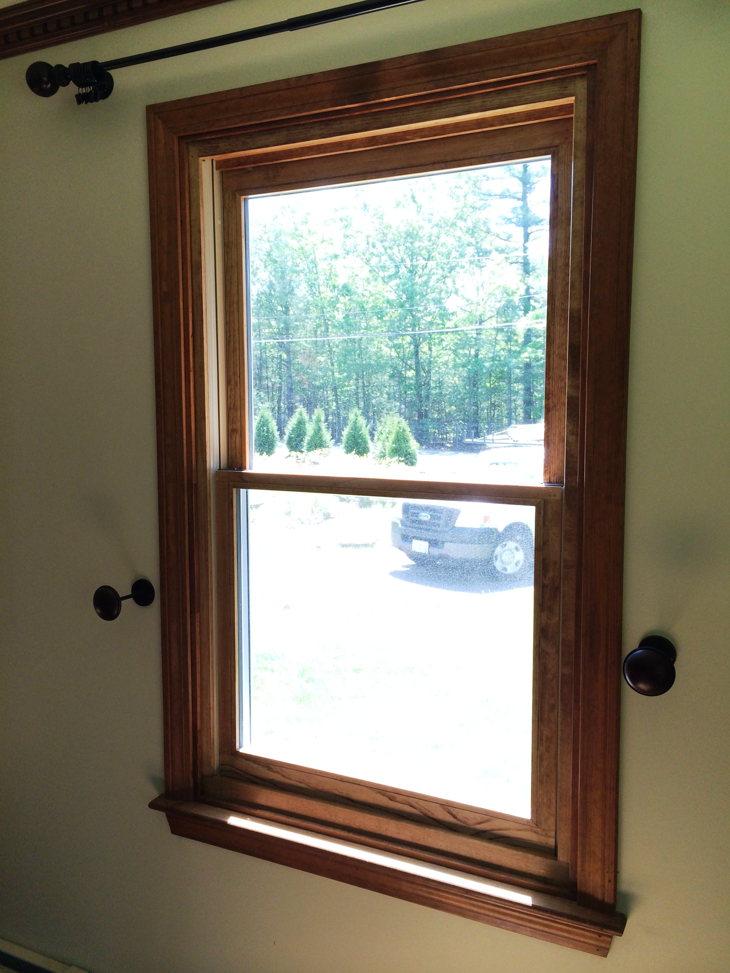 A Replacement window inserted into an existing frame